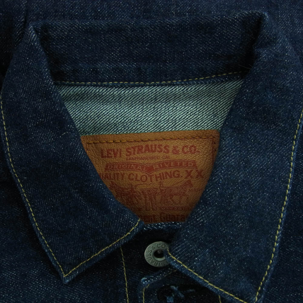 Levi's リーバイス 90s 95年製 復刻 71506 大戦モデル デニム ジャケット インディゴブルー系 36【新古品】【未使用】【中古】