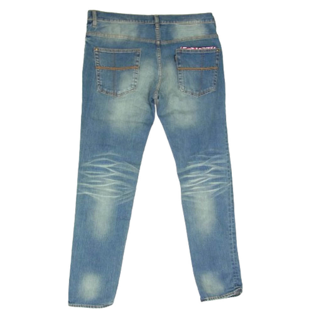 1piu1uguale3 ウノピュウノウグァーレトレ MRP397 CTU198 TAPERED BANDANA DENIM テーパード バンダナ デニムパンツ インディゴブルー系 VII【中古】