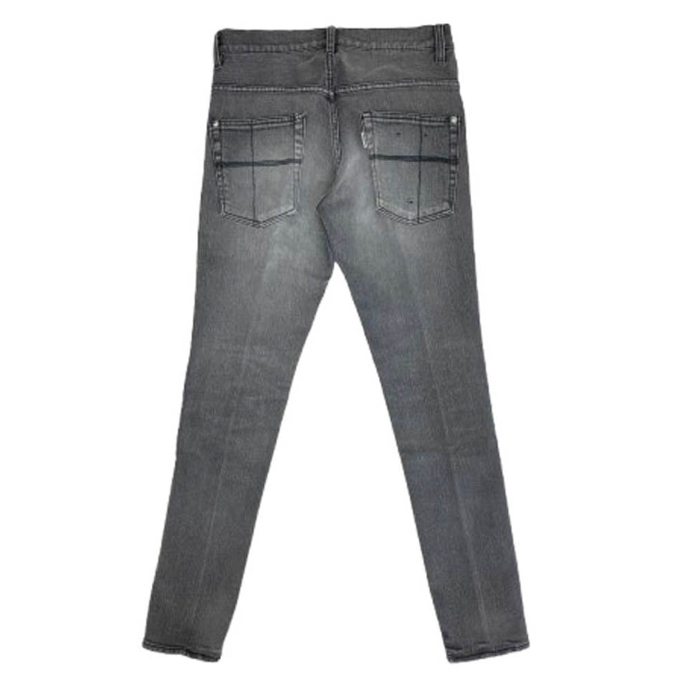 1piu1uguale3 ウノピュウノウグァーレトレ MRP476 CTU218 TAPERED CENTER PRESS テーパード センタープレス デニムパンツ ジーンズ グレー系 III【中古】
