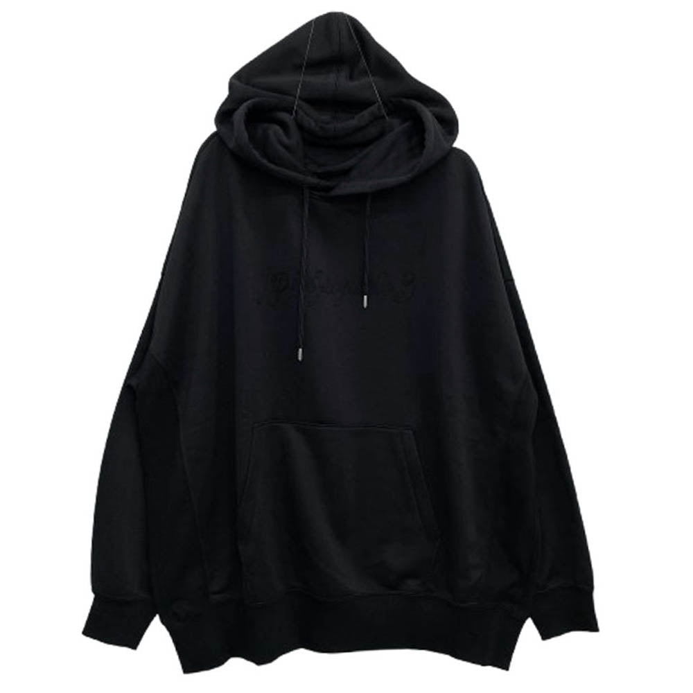 1piu1uguale3 ウノピュウノウグァーレトレ MRB566 CTP094 lucien pellat-finet BACK LEAF PULLOVER PARKA ルシアンペラフィネ バックリーフ プルオーバ― パーカー ブラック系 4【中古】