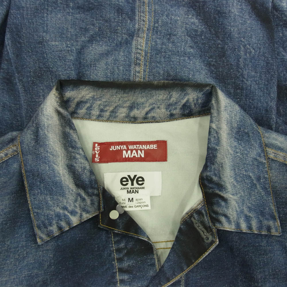 JUNYA WATANABE COMME des GARCONS MAN ジュンヤワタナベコムデギャルソンマン 25SS WO-J910-100 BerBerJin Levi's ベルベルジン リーバイス 507XX 2nd Gジャン デニム ジャケット インディゴブルー系 M【新古品】【未使用】【中古】