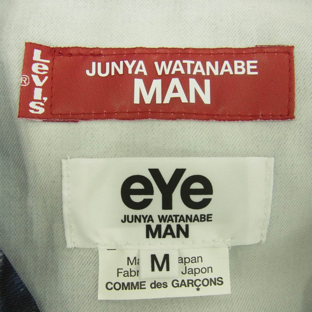 JUNYA WATANABE COMME des GARCONS MAN ジュンヤワタナベコムデギャルソンマン 25SS WO-J910-100 BerBerJin Levi's ベルベルジン リーバイス 507XX 2nd Gジャン デニム ジャケット インディゴブルー系 M【新古品】【未使用】【中古】