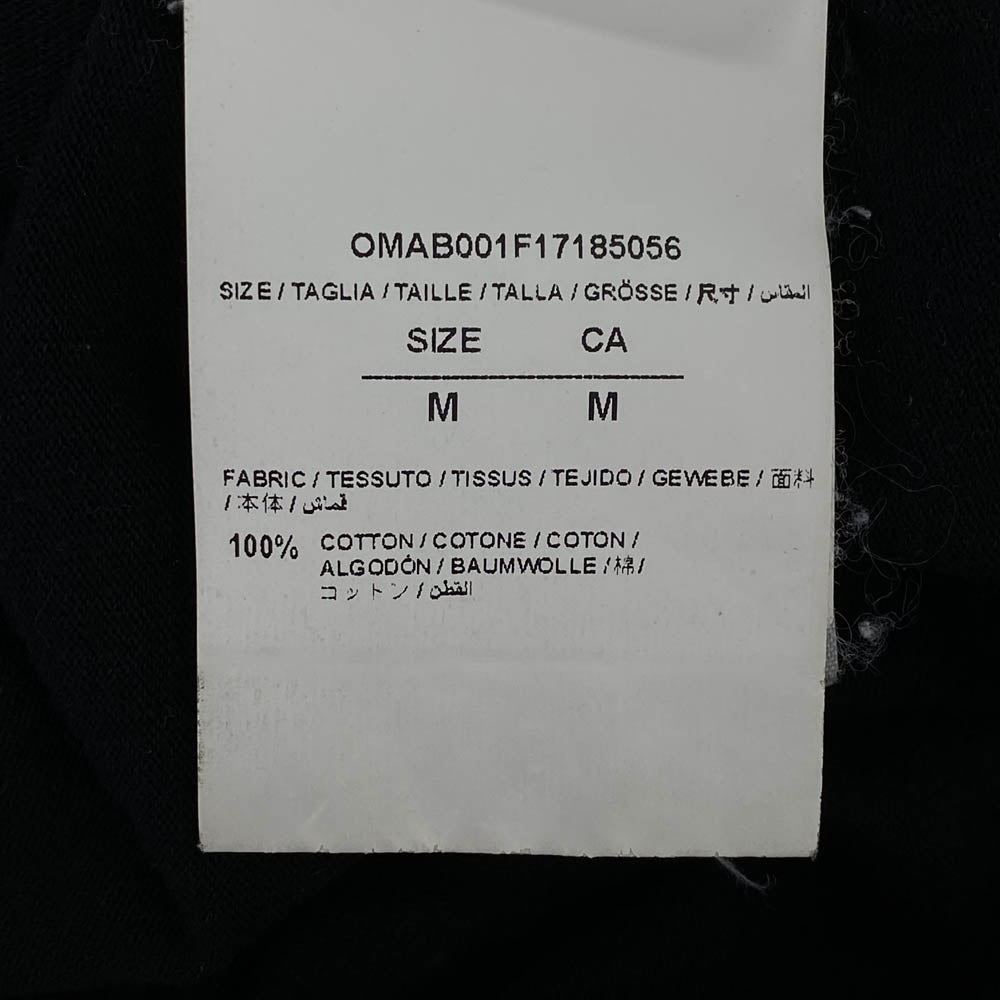 OFF-WHITE オフホワイト 17AW OMAB001F17185056 VIRGIL ABLOH期 WOMAN MOVIE TEE ウーマン ムービー ロング スリーブ 長袖 Tシャツ ブラック系 M【中古】