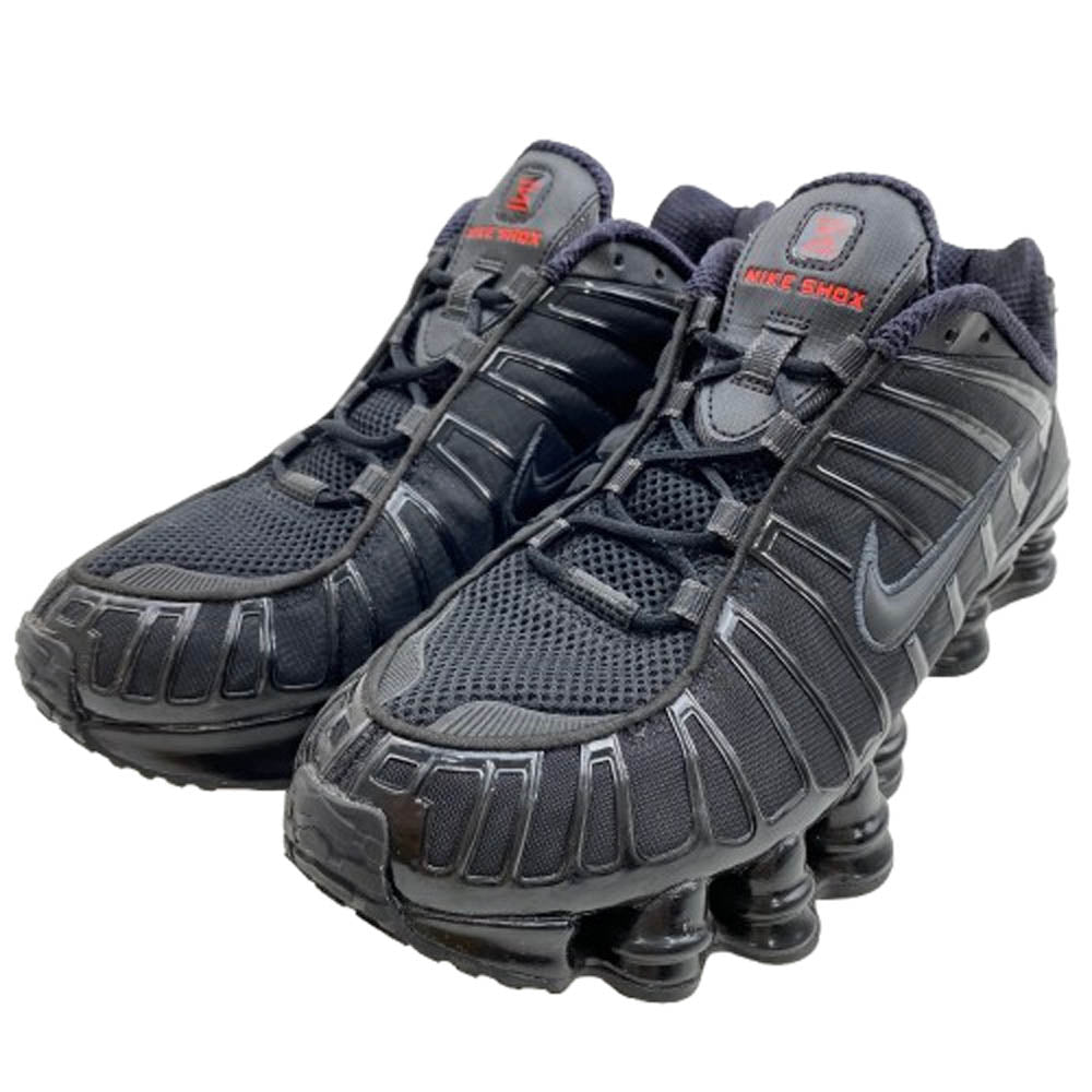 NIKE ナイキ AR3566-002 Women's Shox TL Black and Max Orange ウィメンズ ショックス TL ブラック アンド マックスオレンジ スニーカー ブラック系 28.5cm【中古】