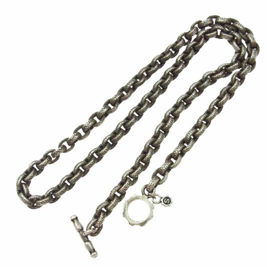 STARLIN GEAR スターリンギア Texture Link Chain テクスチャ― リンク チェーン ネックレス 60cm シルバー系【中古】