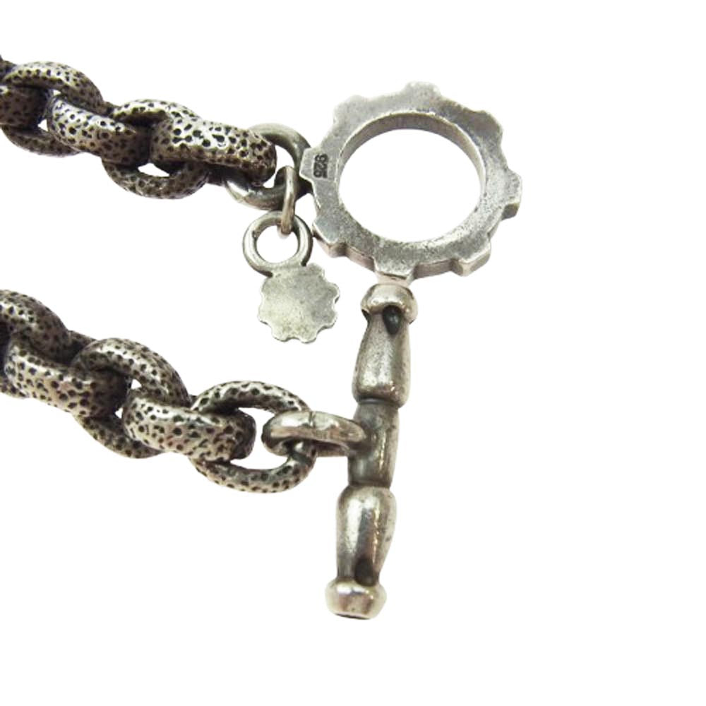 STARLIN GEAR スターリンギア Texture Link Chain テクスチャ― リンク チェーン ネックレス 60cm シルバー系【中古】