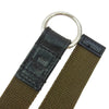 WHITE HOUSE COX ホワイトハウスコックス D-ring Webbing Belt Dリング ウェビングベルト カーキ系【中古】