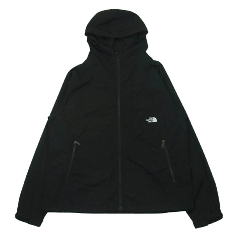 THE NORTH FACE ノースフェイス NP72230 COMPACT JACKET コンパクト ナイロン ジャケット 中国製 ブラック系 L【中古】