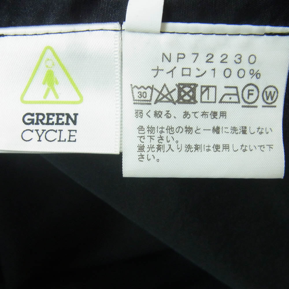 THE NORTH FACE ノースフェイス NP72230 COMPACT JACKET コンパクト ナイロン ジャケット 中国製 ブラック系 L【中古】