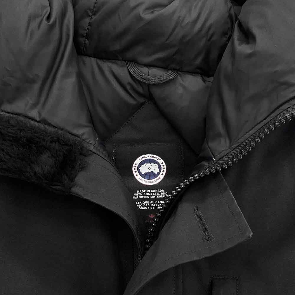 CANADA GOOSE カナダグース 3438JM 国内正規品 サザビーリーグタグ Jasper Parka ジャスパーパーカ ダウン ジャケット ブラック系 M【中古】