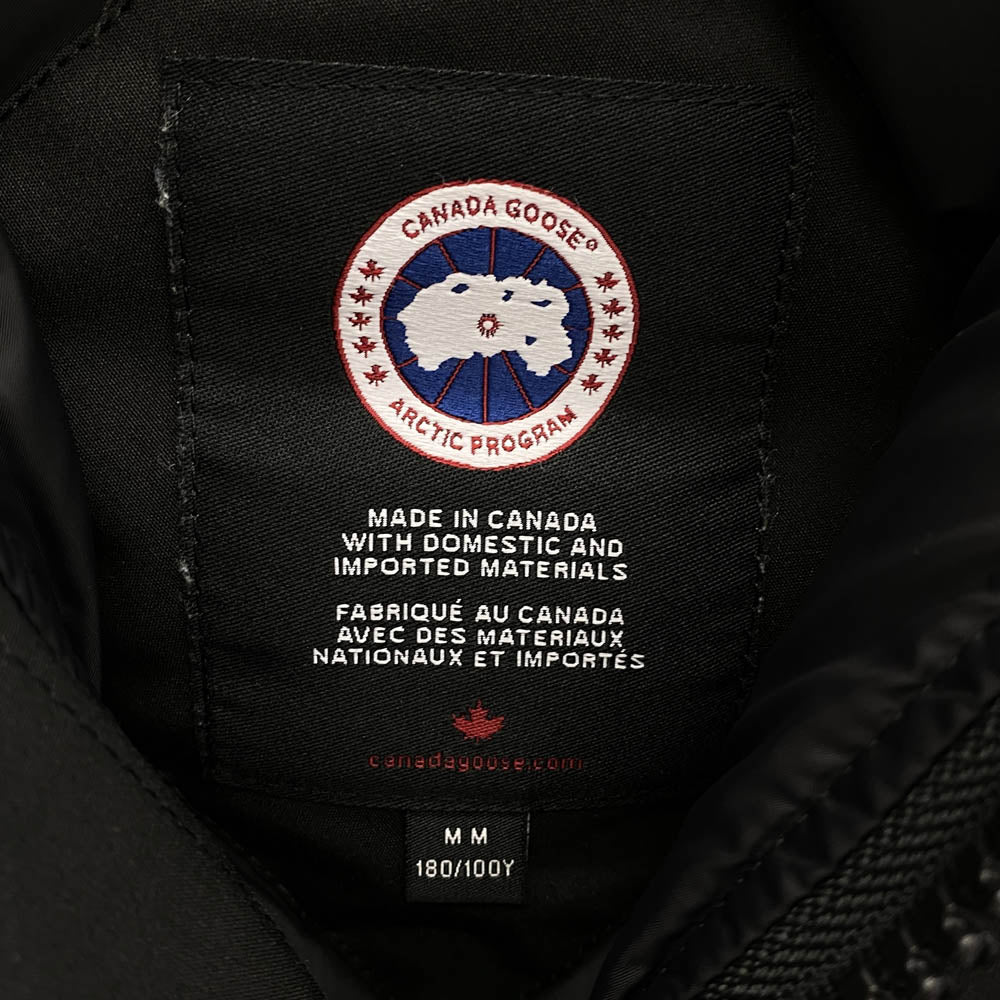 CANADA GOOSE カナダグース 3438JM 国内正規品 サザビーリーグタグ Jasper Parka ジャスパーパーカ ダウン ジャケット ブラック系 M【中古】
