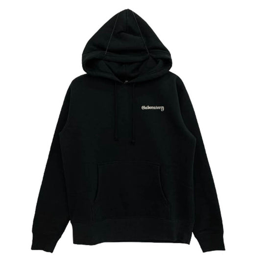 GABOR ガボール Gaboratory ガボラトリー バトルアックス Gクラウン フーディ パーカー ブラック系 M【中古】
