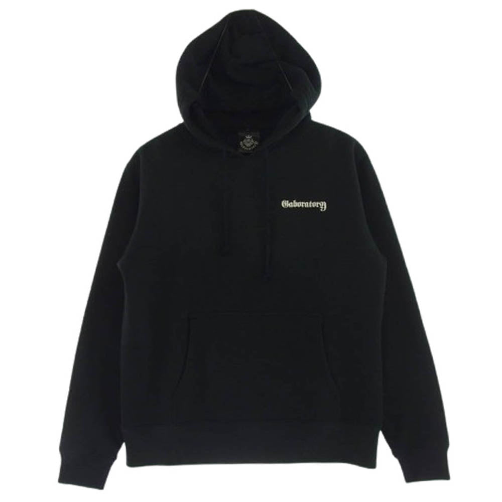 GABOR ガボール Gaboratory ガボラトリー アトリエマーク フーディ パーカー ブラック系 M【中古】