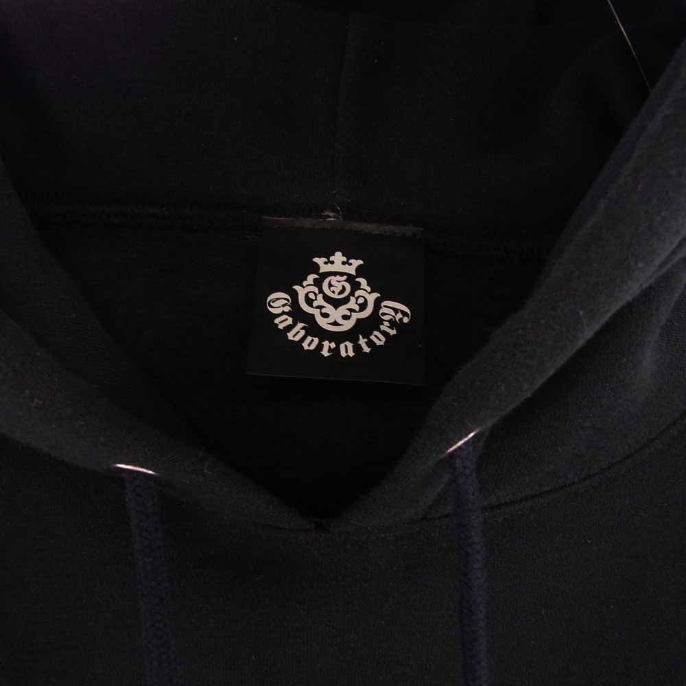 GABOR ガボール Gaboratory ガボラトリー アトリエマーク フーディ パーカー ブラック系 M【中古】