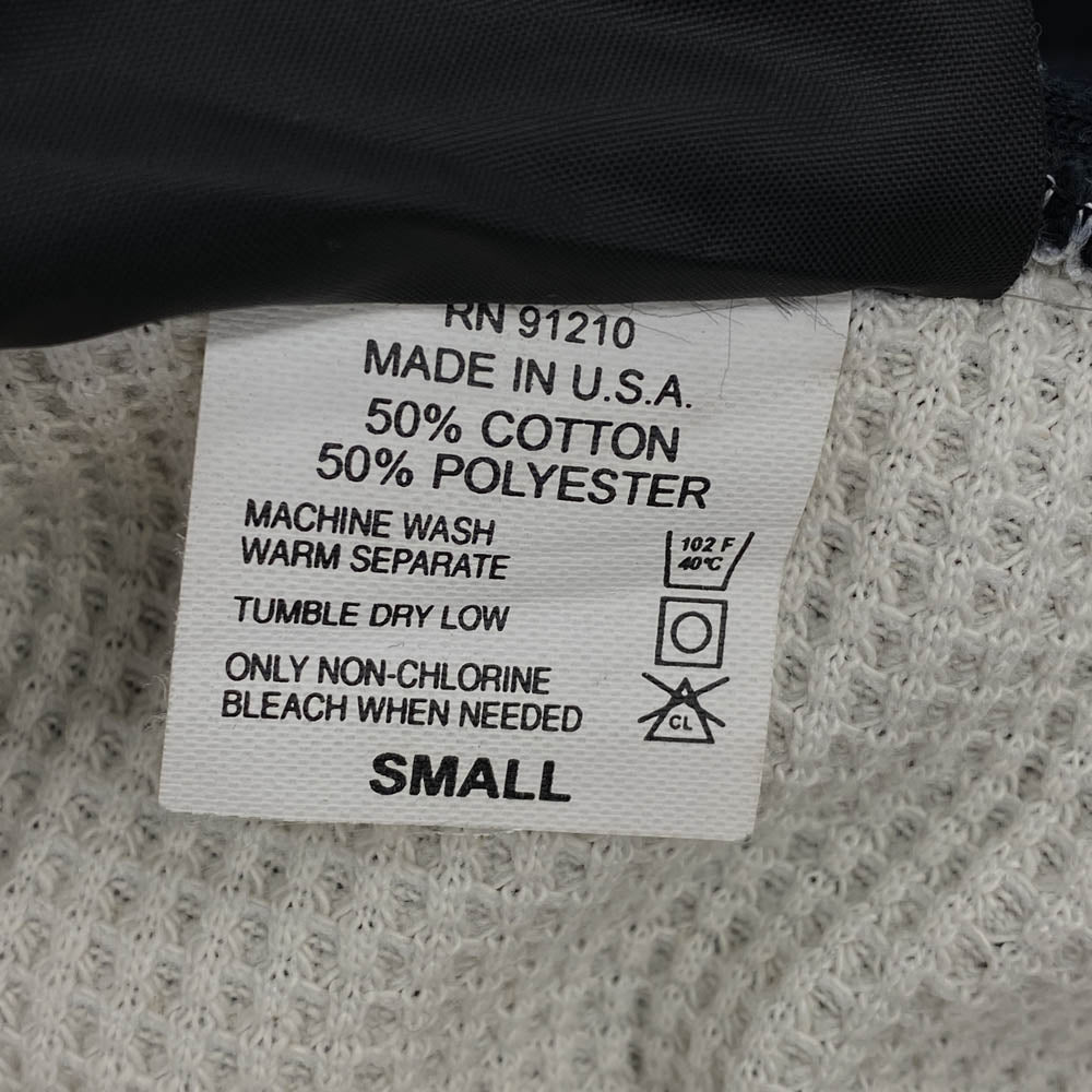 GABOR ガボール RN91210 Gaboratory ガボラトリー USA製 裏サーマル アトリエマーク Gクラウン ジップアップ パーカー ブラック系 S【中古】