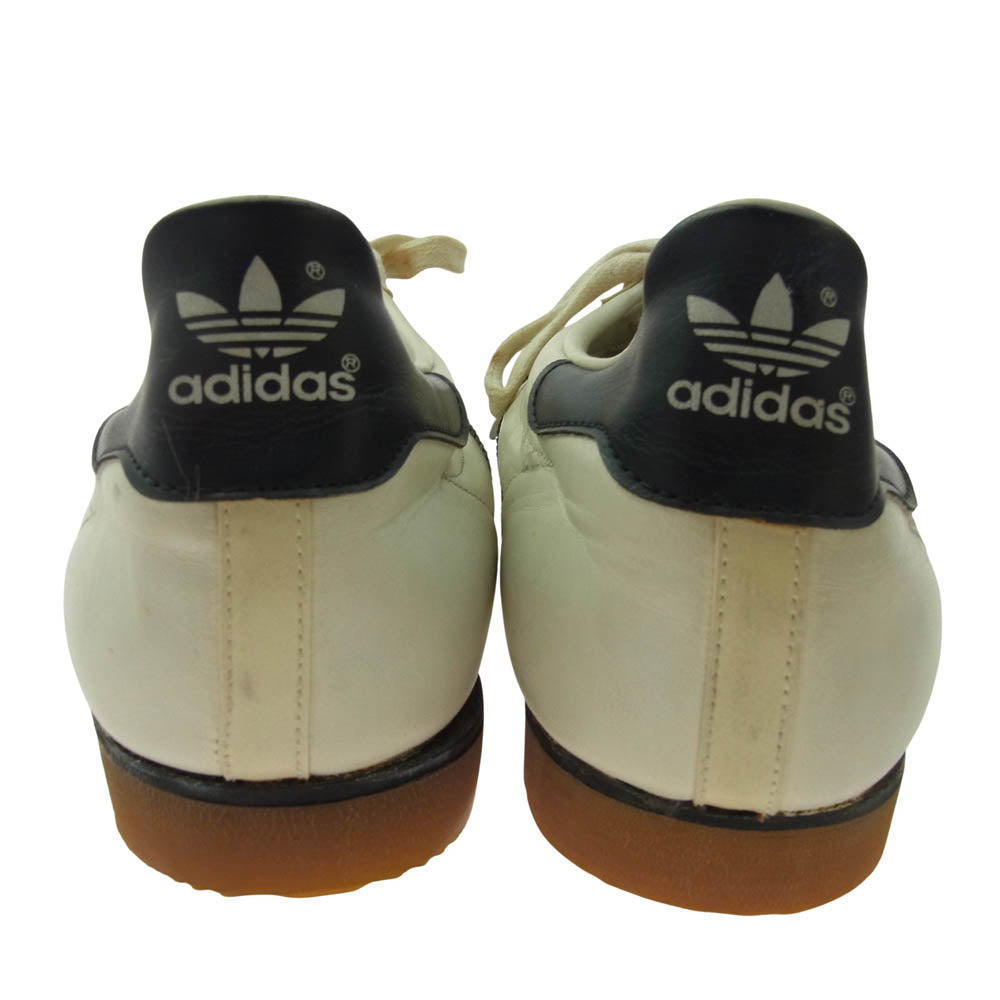 adidas アディダス 【観賞用】BERLIN 90s ヴィンテージ 日本製 ベルリン ローカット ブラック系 オフホワイト系 25.5cm【中古】
