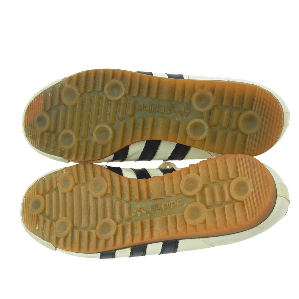 adidas アディダス 【観賞用】BERLIN 90s ヴィンテージ 日本製 ベルリン ローカット ブラック系 オフホワイト系 25.5cm【中古】