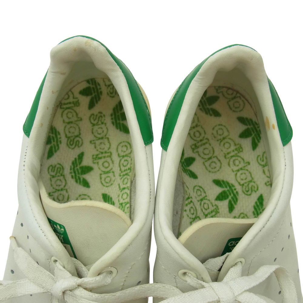 adidas アディダス AF1028 【観賞用】フランス製 80s STAN SMITH VINTAGE スタンスミス ヴィンテージ ローカット ホワイト系 25.5cm【中古】