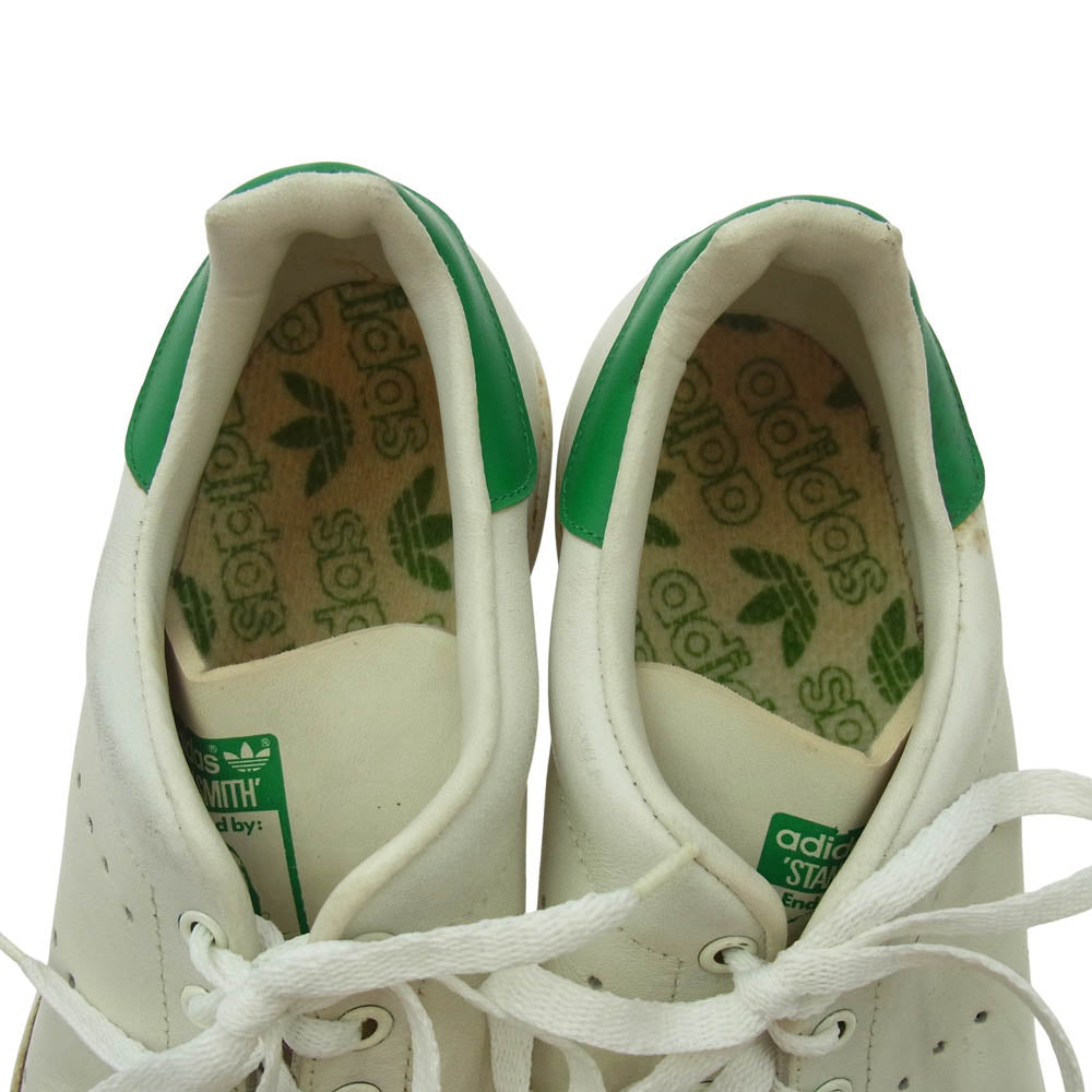 adidas アディダス AF1028 【観賞用】フランス製 80s STAN SMITH VINTAGE スタンスミス ヴィンテージ ローカット ホワイト系 25.5cm【中古】