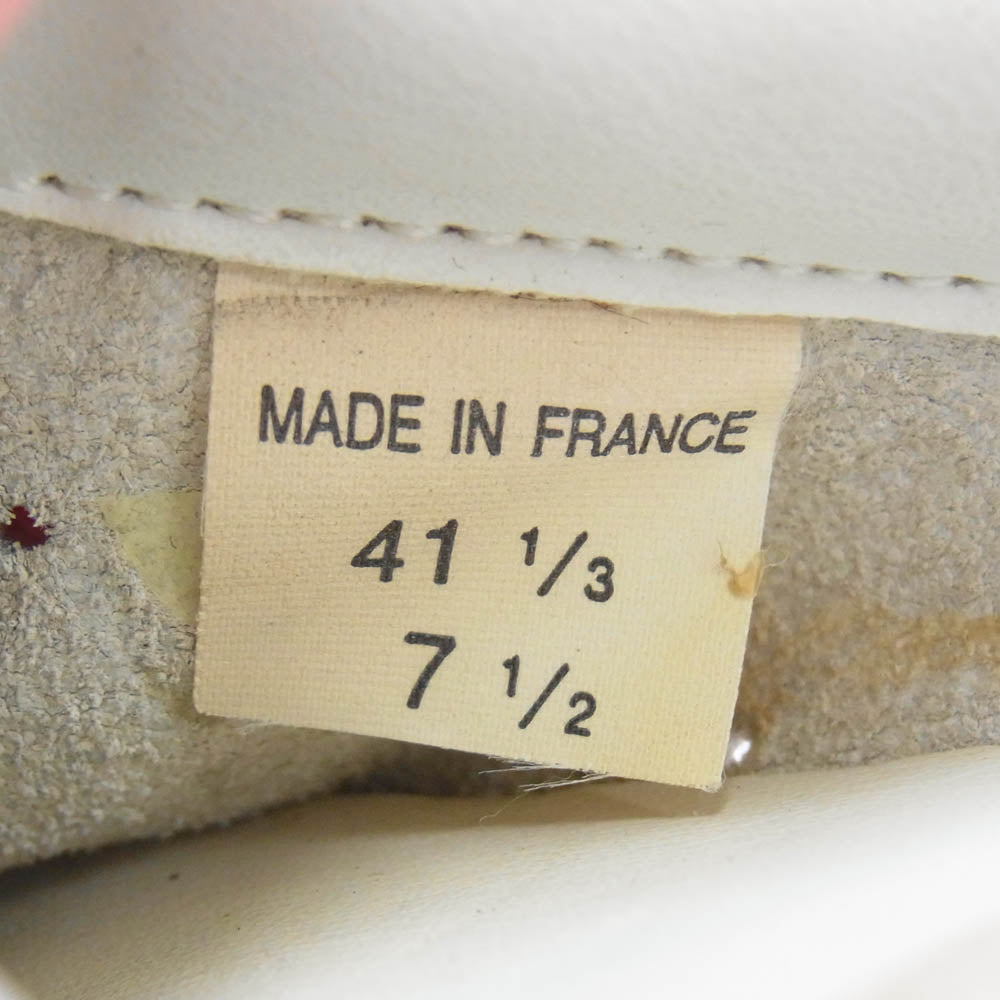 adidas アディダス AF1028 【観賞用】フランス製 80s STAN SMITH VINTAGE スタンスミス ヴィンテージ ローカット ホワイト系 25.5cm【中古】
