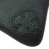 CHROME HEARTS クロムハーツ（原本無） ダガージップ クロスパッチ レザー アイウェアケース メガネケース 眼鏡入れ ブラック系【中古】