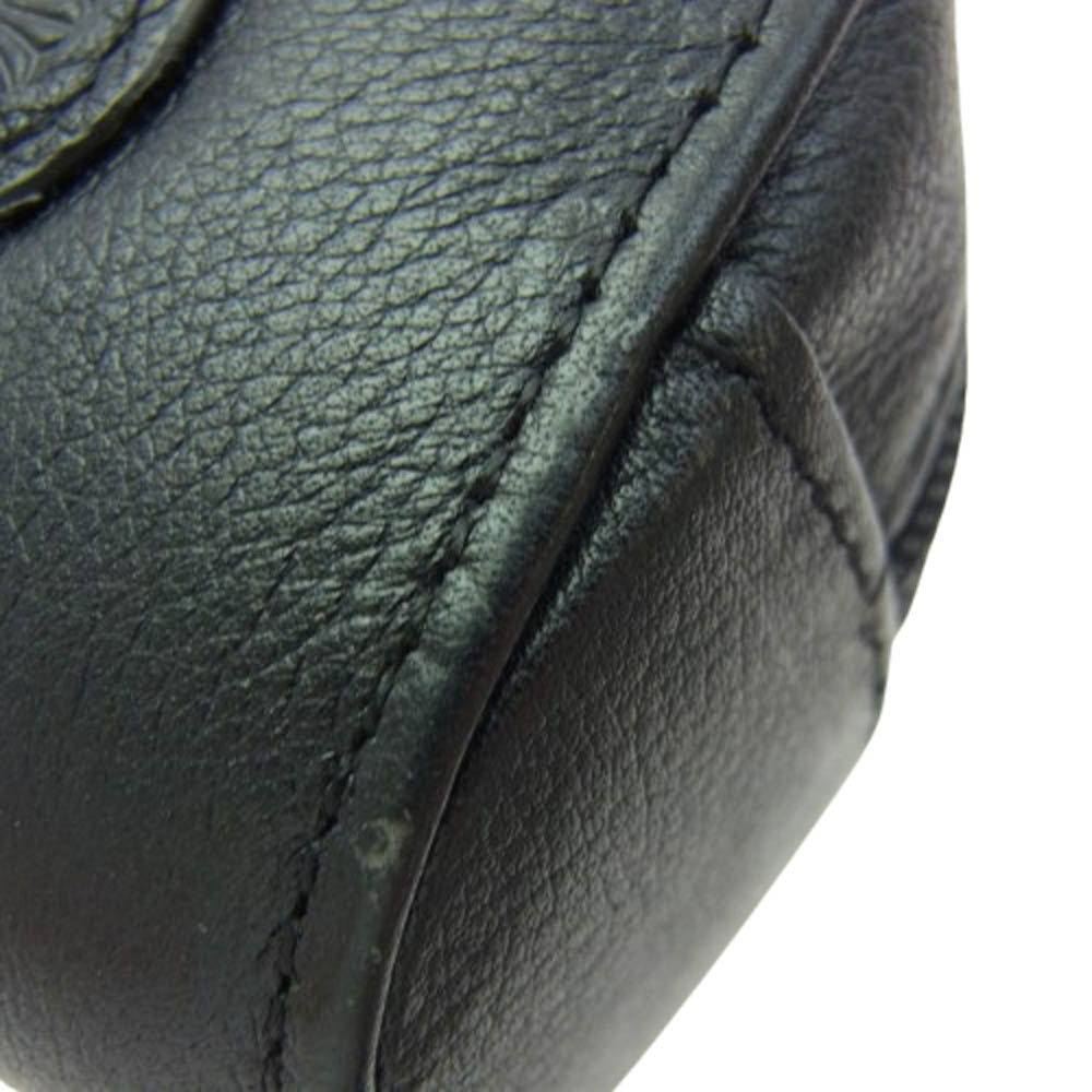 CHROME HEARTS クロムハーツ（原本無） 純正レザーアイウェアケース付属 SPLAT-A 55□17-143 BSフレアテンプル 度入り アイウェア 眼鏡 ブラック系 55□17-143【中古】