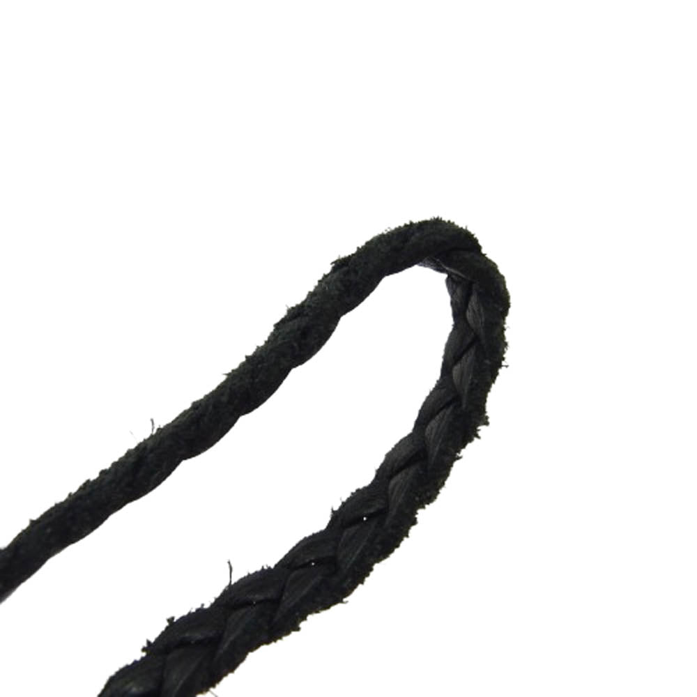 CHROME HEARTS クロムハーツ（原本無） 初期 OLD オールド コノリーレザー ダガージップ ラウンドファスナー レザーブレイド ショルダー ウォレット 財布 ブラック系【中古】