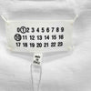 MAISON MARGIELA メゾンマルジェラ 22AW S51GC0516 ナンバリング ロゴ ショートスリーブ シャツ 半袖 Tシャツ ホワイト系 M【極上美品】【中古】