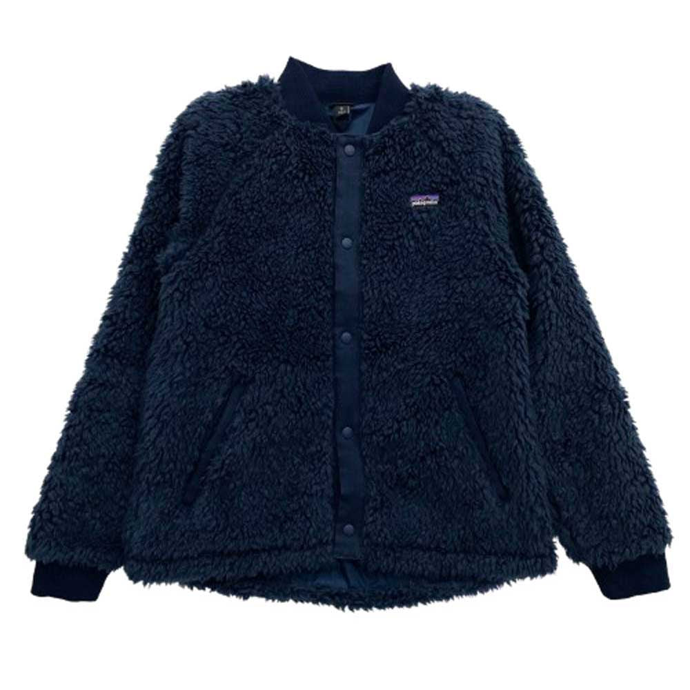 patagonia パタゴニア 19AW 65415 19年製 Ks Retro-X Bomber Jkt キッズ 子供用 レトロX ボマー ジャケット フリース ネイビー系 キッズXL-14【中古】