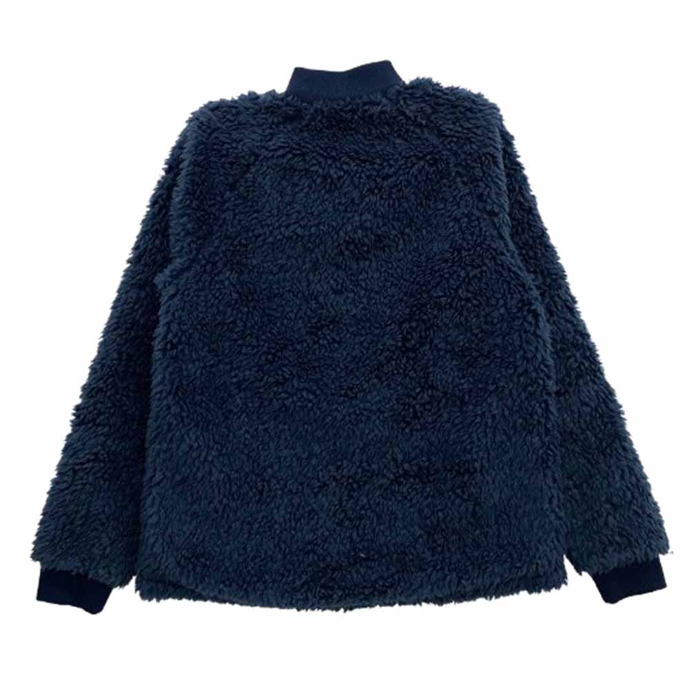 patagonia パタゴニア 19AW 65415 19年製 Ks Retro-X Bomber Jkt キッズ 子供用 レトロX ボマー ジャケット フリース ネイビー系 キッズXL-14【中古】