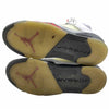 NIKE ナイキ 440888-102 GS Air Jordan 5 Retro Fire Red GS エアジョーダン5 レトロ スニーカー ホワイト系 25cm【中古】