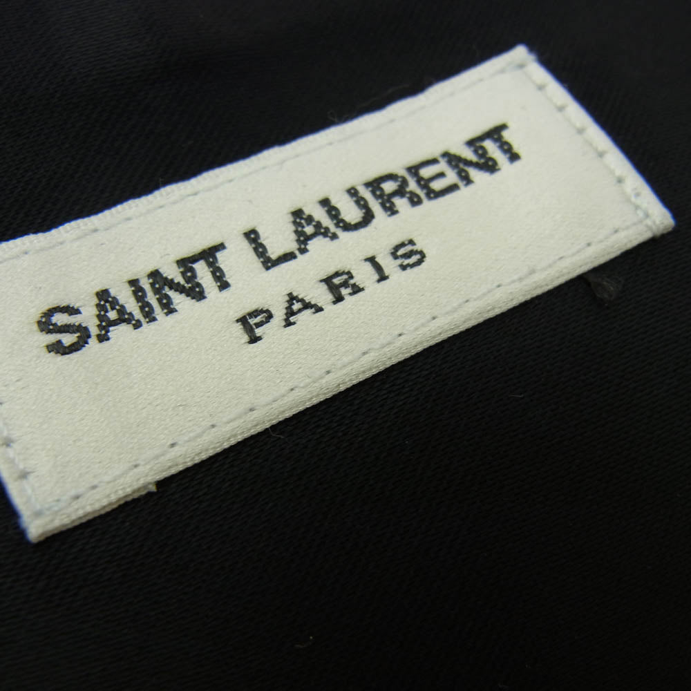 SAINT LAURENT サンローラン ウール ベルト ブラック系 M【中古】