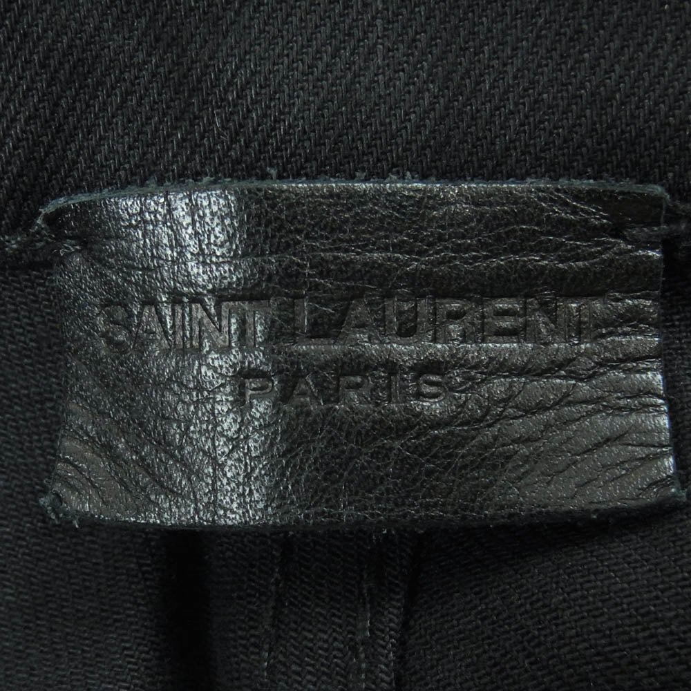 SAINT LAURENT サンローラン 638498 YO500 ブラック スキニー パンツ ルーマニア製 ブラック系 30【中古】
