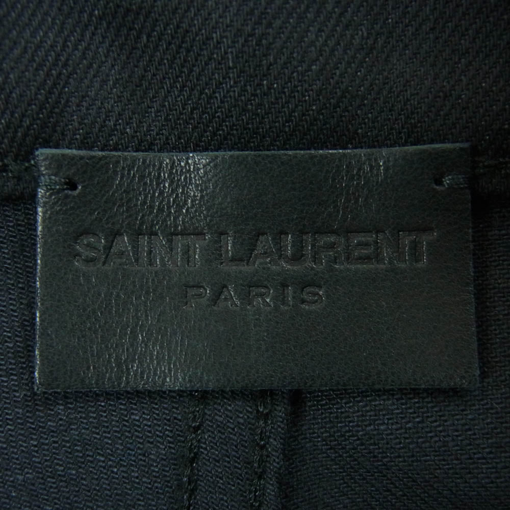 SAINT LAURENT サンローラン 638498 YO500 ブラック スキニー パンツ ルーマニア製 ブラック系 30【中古】