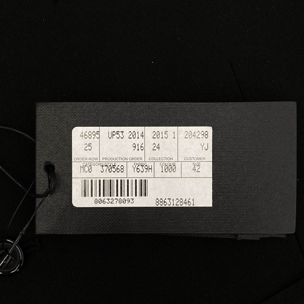 SAINT LAURENT サンローラン 370568 Y639H エディ期 裏地シルク100% ウールギャバジン クラシック ベスト ブラック系 42【極上美品】【中古】