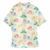 GUCCI グッチ 601604 ZADGQ Disney ディズニー 総柄 オープンカラー ボーリング 半袖 シャツ ホワイト系 イエロー系 48【極上美品】【中古】