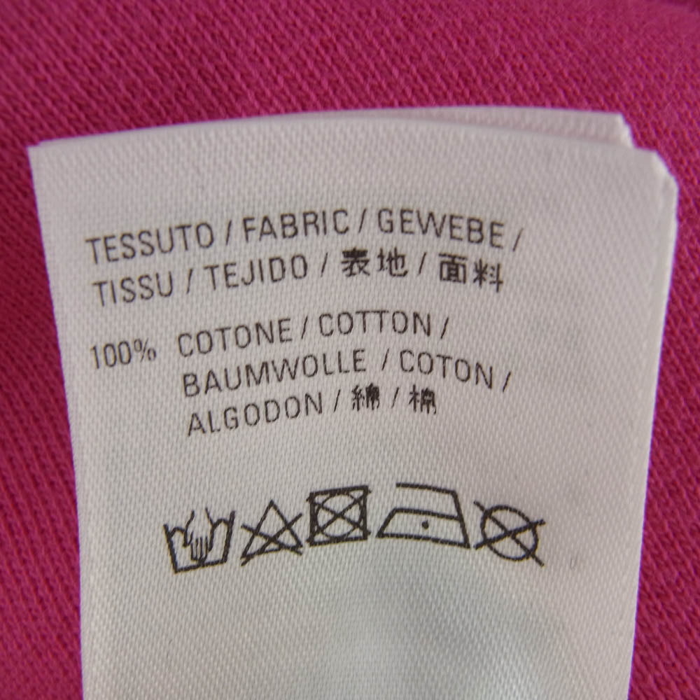 BALENCIAGA バレンシアガ 600583 THV61 ボンジュール ロゴプリント パーカー ピンク系 XS【極上美品】【中古】