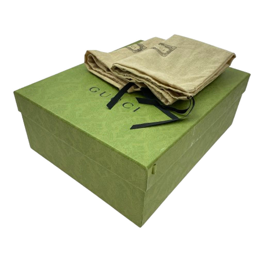 GUCCI グッチ Tennis 1977 テニス GG キャンバス ハイカット スニーカー ブラウン系 10【中古】