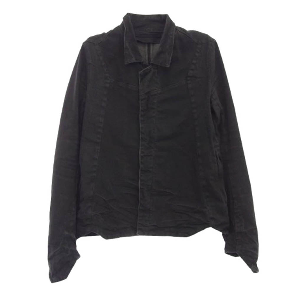 JULIUS ユリウス 15SS 497BLM11 コーティング シームド ジャケット ブラック系 2【中古】