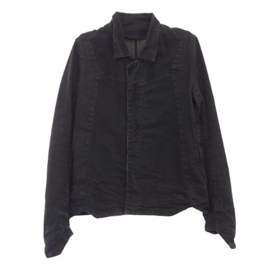 JULIUS ユリウス 15SS 497BLM11 コーティング シームド ジャケット ブラック系 2【中古】