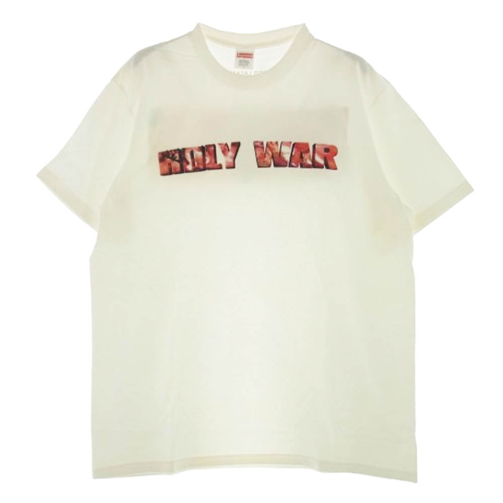 Supreme シュプリーム 23AW × David LaChapell デビッド・ラシャペル Holy War Tee ホーリーワー 半袖 Tシャツ ホワイト系 L【極上美品】【中古】