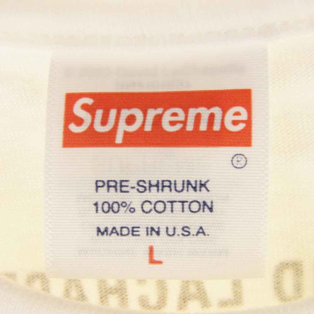 Supreme シュプリーム 23AW × David LaChapell デビッド・ラシャペル Holy War Tee ホーリーワー 半袖 Tシャツ ホワイト系 L【極上美品】【中古】