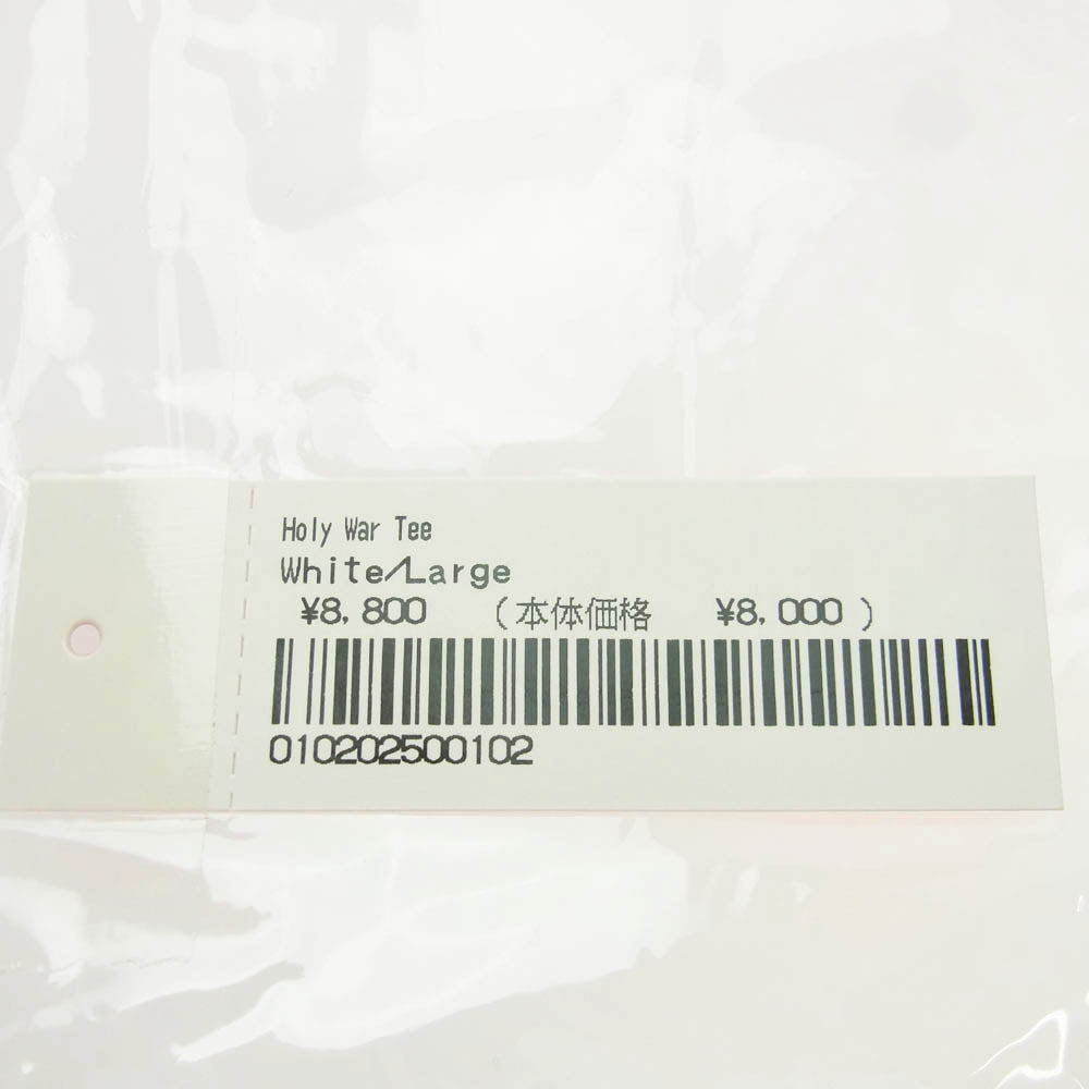 Supreme シュプリーム 23AW × David LaChapell デビッド・ラシャペル Holy War Tee ホーリーワー 半袖 Tシャツ ホワイト系 L【極上美品】【中古】
