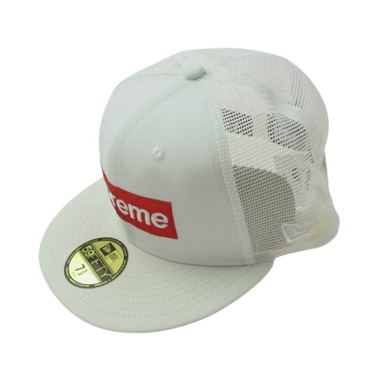 Supreme シュプリーム 24SS × NEW ERA Box Logo Mesh Back New Era ボックス ロゴ ニューエラ メッシュ キャップ ホワイト系 60.6cm【新古品】【未使用】【中古】