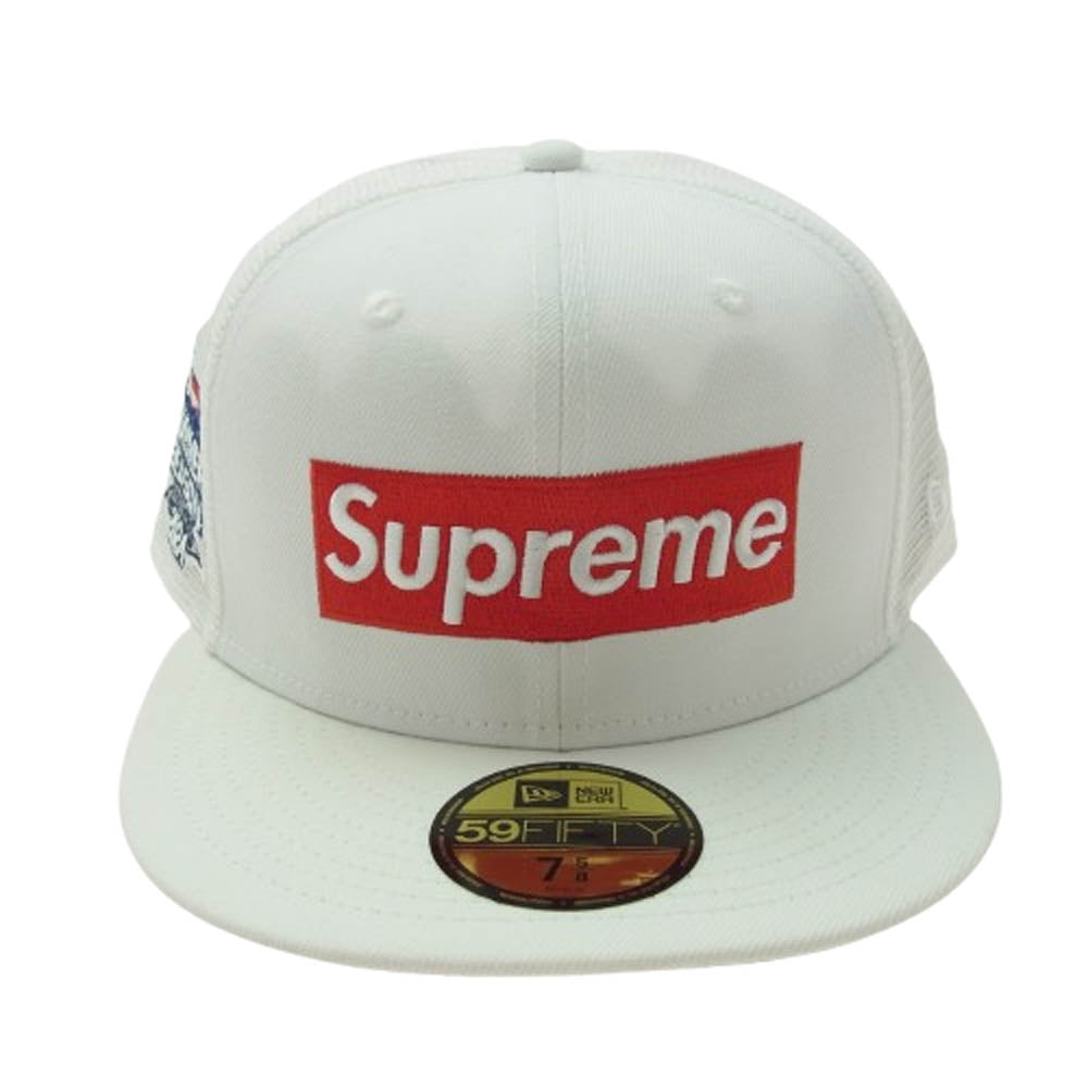 Supreme シュプリーム 24SS × NEW ERA Box Logo Mesh Back New Era ボックス ロゴ ニューエラ メッシュ キャップ ホワイト系 60.6cm【新古品】【未使用】【中古】