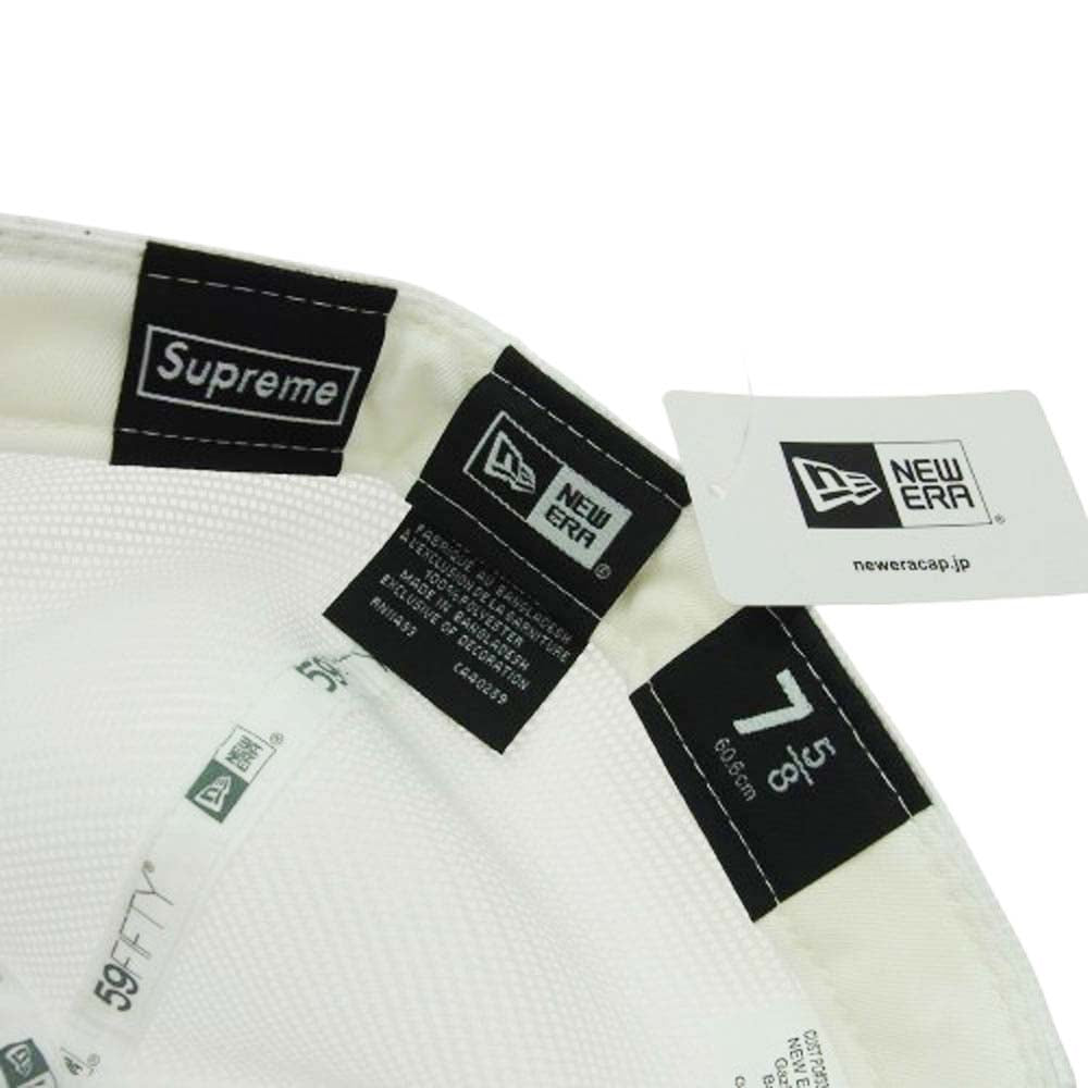 Supreme シュプリーム 24SS × NEW ERA Box Logo Mesh Back New Era ボックス ロゴ ニューエラ メッシュ キャップ ホワイト系 60.6cm【新古品】【未使用】【中古】