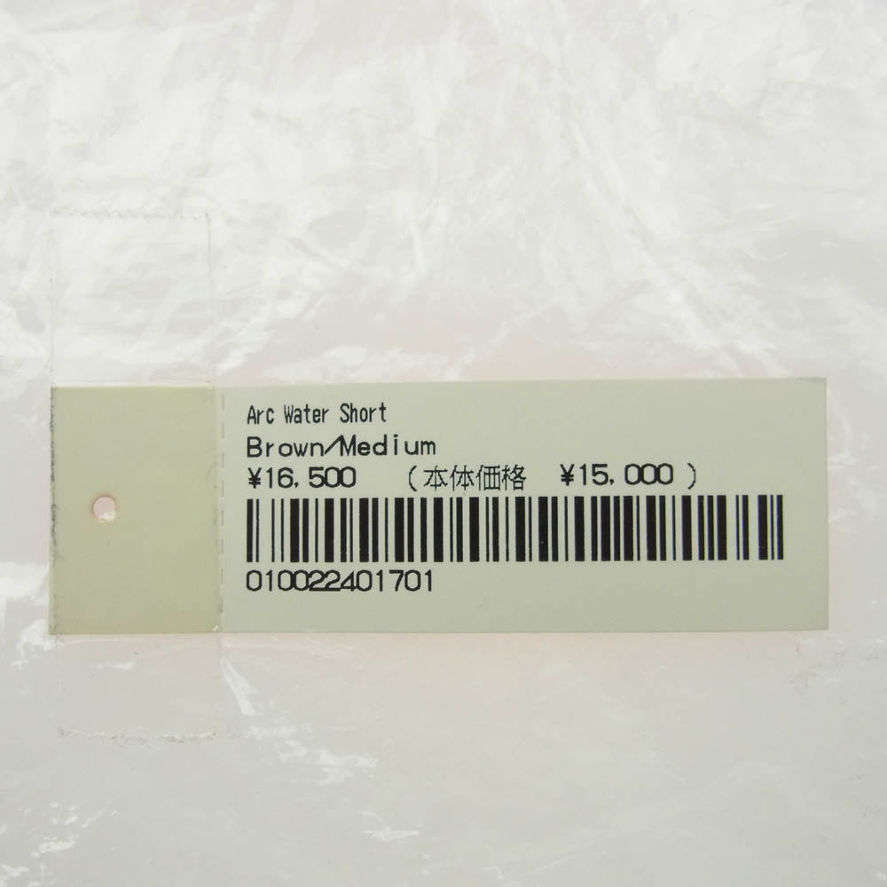 Supreme シュプリーム 22SS Arc Water Short アーチ ロゴ ウォーター ショーツ 刺繍 水陸両用 ショート パンツ ブラウン系 M【極上美品】【中古】