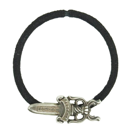 CHROME HEARTS クロムハーツ（原本無） HAIRBAND ダガー ボタン ヘアゴム コンチョ【中古】