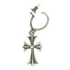 CHROME HEARTS クロムハーツ（原本無） ユナイテッドアローズレシート付属 TINY CH CROSS タイニー CHクロス フープ ピアス シルバー系【中古】