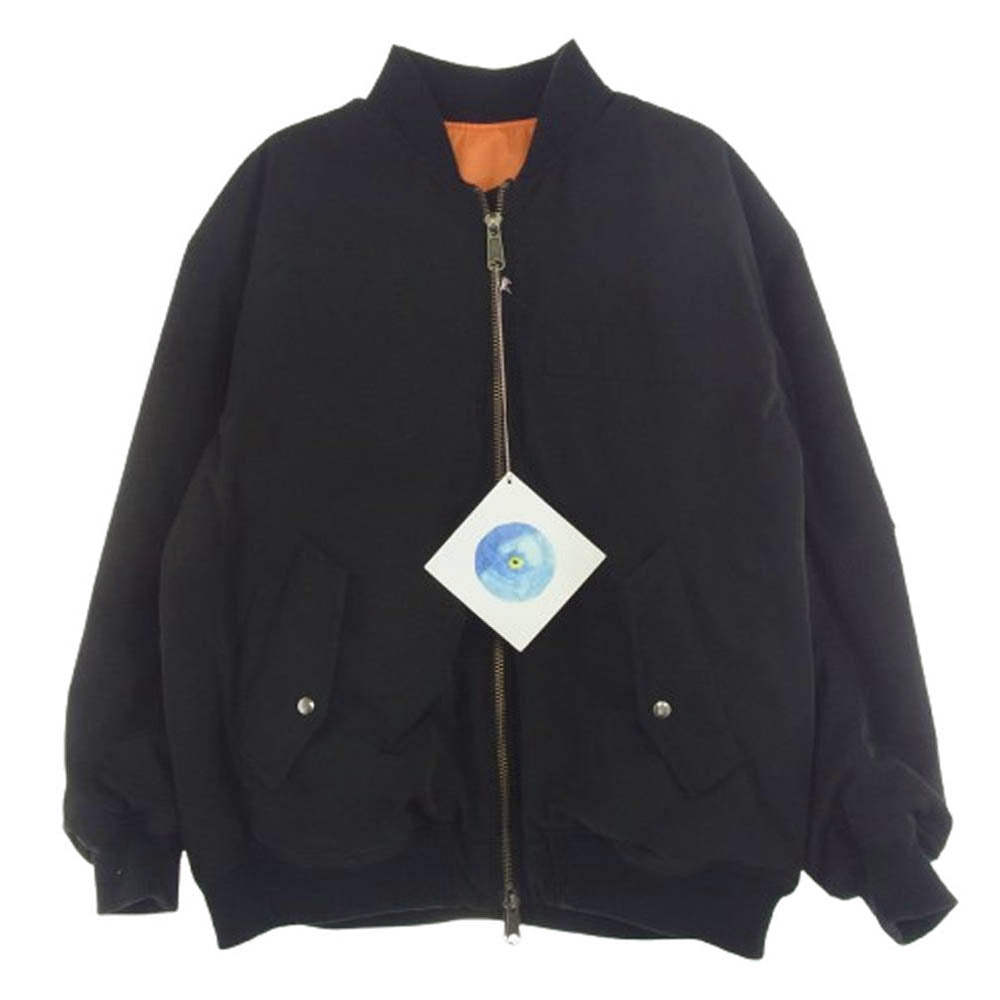エドウィナホール EH45J-02-11 MA-1 BIG BLOUSON BLACK エムエーワン ビッグ ブルゾン ブラック系 M【中古】